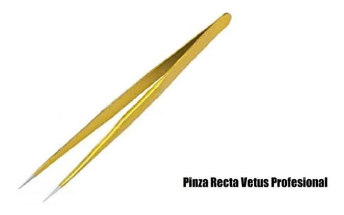 Pinza Recta Vetus Profesional, Pestañas