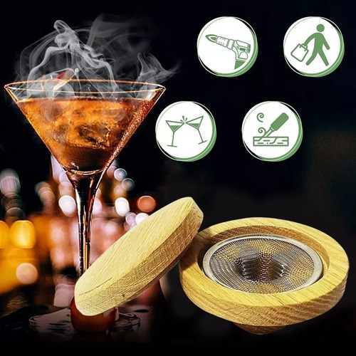 Imagen 3 de 4 de Ahumador De Coctel Whisky Bourbon