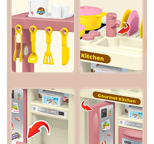 Juguetes Cocina Infantil Para Niños Regalos Mini-chef 43pcs