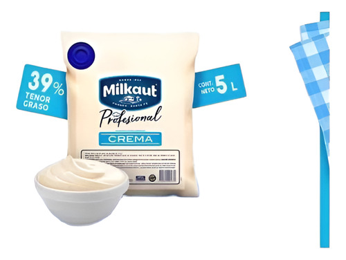 Crema De Leche Milkaut 39% Tener Graso