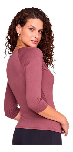 Blusa Ilusión 1-81142 Mujer 3/4 Escote Cruzado