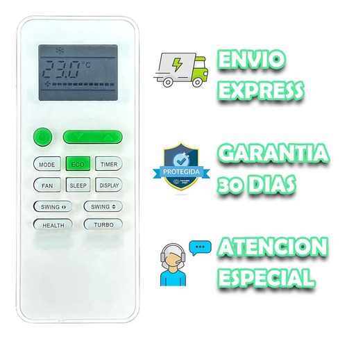 Control Remoto Para Benelux Gykq-52 Para A/c Minisplit