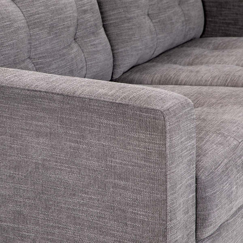 Rosen Sofa Manet 3 Cpo Tela Color Grafito