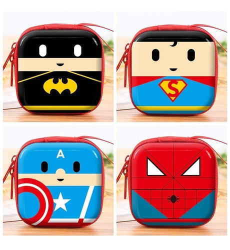 Imagen 2 de 3 de Monedero Batman Metal Dc Comics Billetera Superheroes