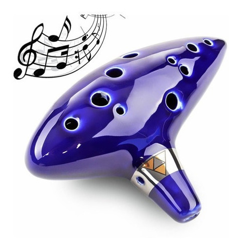 Imagen 3 de 10 de Ocarina Del Tiempo 12 Hoyos - Zelda +manual
