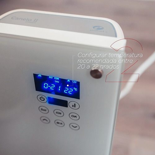 Calefactor Eléctrico Mod. Canelo I I 1000, Programable 24/7