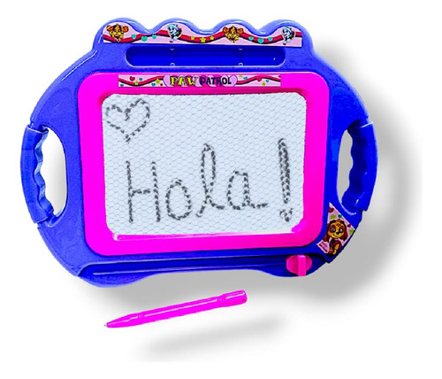 Pizarron Magico De Pawpatrol Color Rosa Con Lila Para Niños