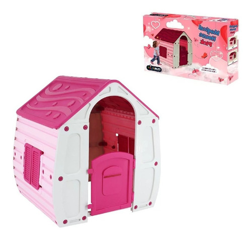 Casinha De Brinquedo Infantil Rosa Magical 560010 Belfix Cor Rosa-chiclete Princesas