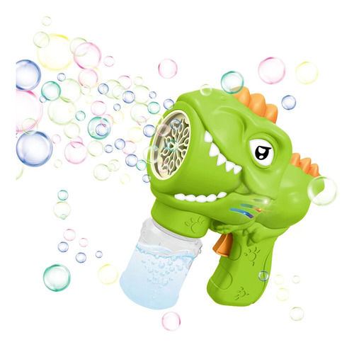 Pistola De Burbujas Para Niños Diseño Dino Bubble Gun