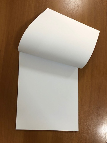 Imagem 2 de 3 de 80 Blocos Anotação Sem Pauta 210x275 Serrilhado 50 Fls.
