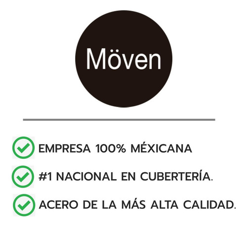 Cuchara Cafetera Acero Inoxidable 12 Piezas Moven Maya
