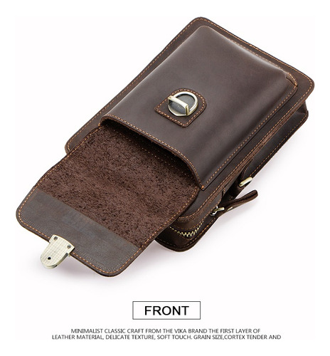 Bolsa Para Celular Piel Riñonera Para Hombro Bandolera