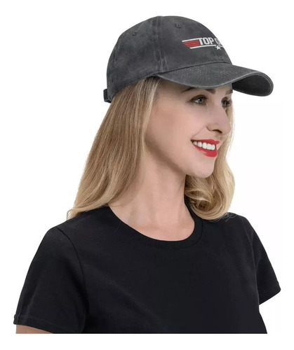 Gorra De Béisbol Ajustable Con Estampado Top Gun