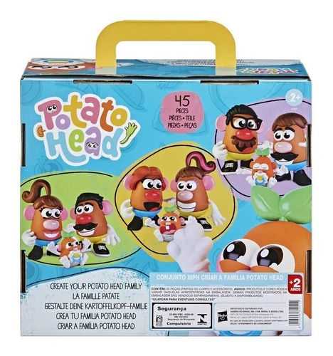 Imagen 4 de 9 de Cara De Papa Potato Head Crea Diseña Tu Familia 45 Pcs Ed