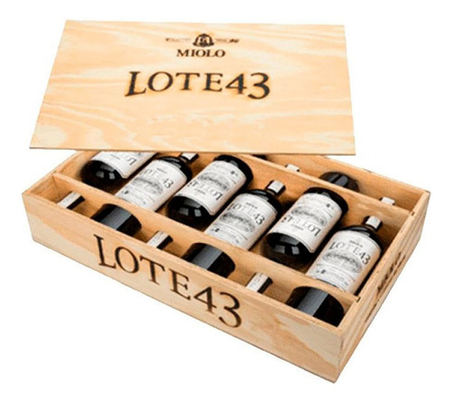 Vinho Miolo Lote 43 750ml Cx Madeira C/6