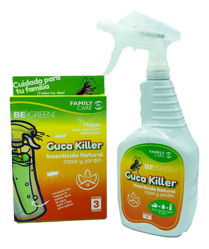 Insecticida Natural Cuca Killer Begreen 1 Litro