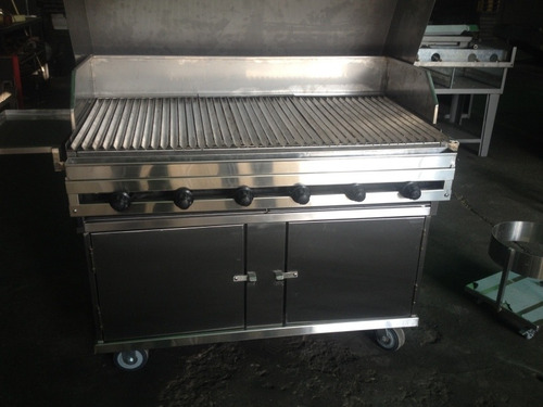 Imagen 7 de 10 de Grill O Parrillera Industrial De Gas O Carbón