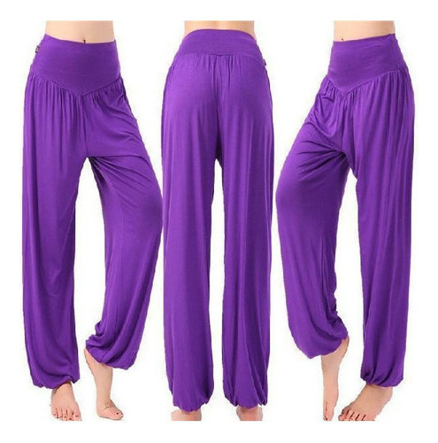 Pantalones De Yoga Harem De Pierna Ancha Para Mujer, Hippie