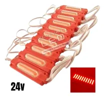 Comprar 10 Modulo Led Cob 24v Rojo Interna Externa Impermeable Ip67