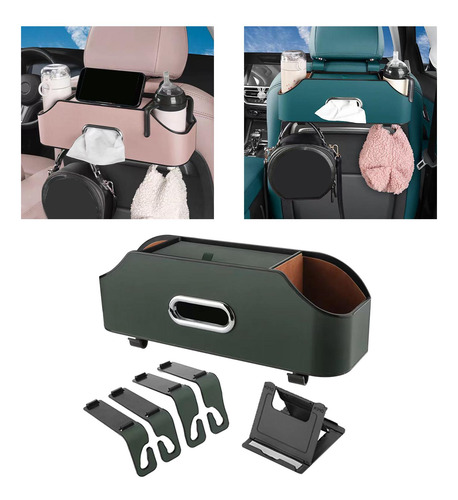 Organizador Del Respaldo Del Asiento Del Automóvil, Verde