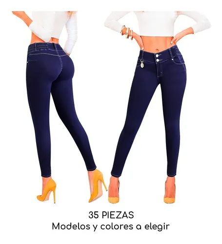 35 Pantalones De Mezclilla Dama Colores Y Modelo A Elegir