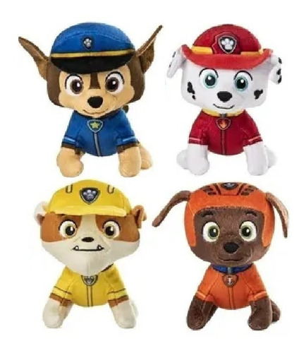 Imagen 1 de 6 de Paw Patrol Peluche Mini 12 Cm Original Playking