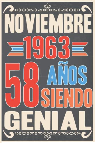 Noviembre 1963 58 Años Siendo Genial: Cuaderno De Diario De