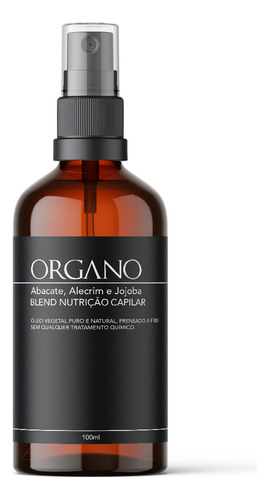 Blend Nutrição E Crescimento Capilar ORGANO - Alecrim, Abacate E Jojoba - 100ml