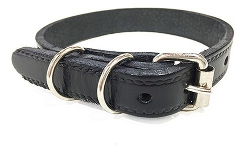 Collar De Cuero Autentico Para Perros Mascotas - Talla Xl