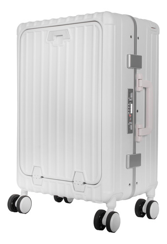 Maleta De Viaje 20 Pulgadas De Mano Tsa Lock Asa Gde Monteli Blanco Lisa