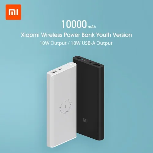 Cargador Inalambrico Xiaomi 10w Wireless Powerbank 10000mah