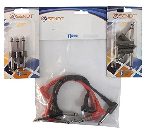 Sendt 10 Repuesto Guitarra Pedal Efecto Patch Cable Kit