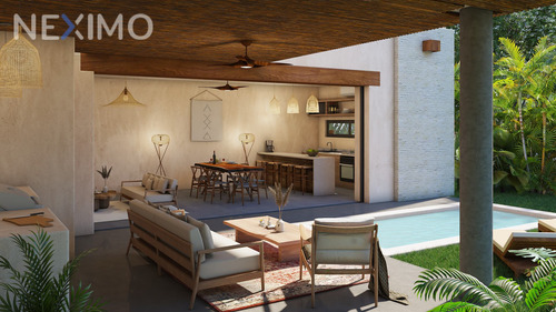 Imagen 2 de 10 de Casa 2 Recamaras En Venta Con Piscina Privada En Tulum, Lock Off A 1.5 Km De La Playa, Quintana Roo