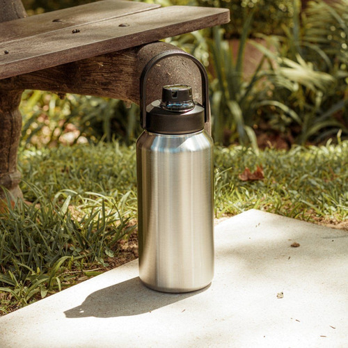 Garrafa Térmica Pullo Vetta 1300ml Inox Cor Prata