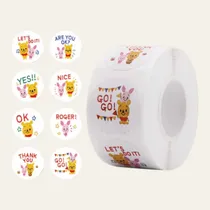 Comprar 100 Stickers En Rollo Winnie The Pooh