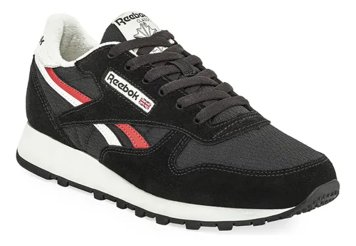 Zapatillas Reebok Classic Leather Core Negra, Solo Deportes