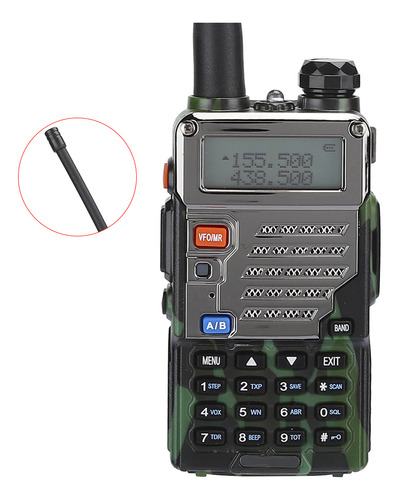 Walkie Talkie Profesional De Doble Banda Para Coche Con Camu