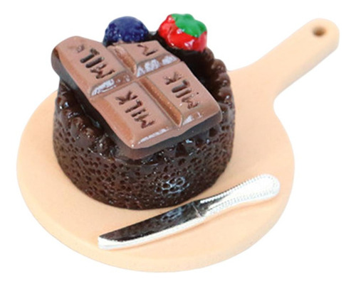Decoración De Casa De Muñecas Diy Pan Pastel De Chocolate