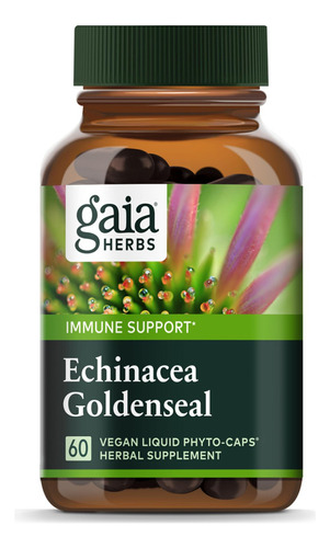 Gaia Herbs Echinacea Goldenseal - Suplemento De Apoyo Inmuno