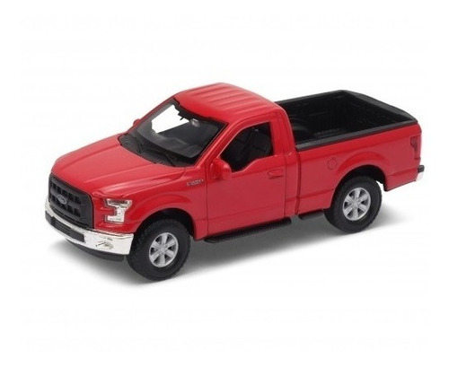 Welly 1:34 2015 Ford F150 Cabina Reg Roja 43701cw