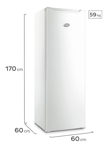Imagen 2 de 3 de Freezer Vertical Gafa Gfup22 7 Cajones Blanco