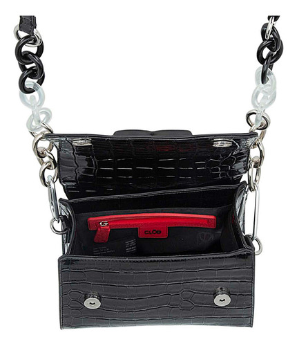 Bolsa Briefcase Cloe Jarim I Mediano Color Negro