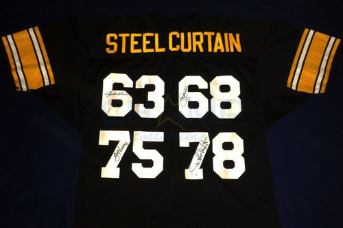 Jersey Autografiado Cortina De Acero Pittsburgh Steelers Nfl