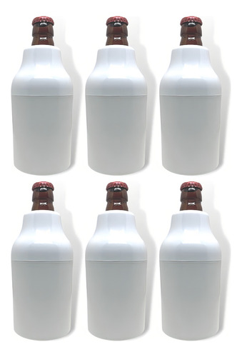 Porta Lata Romarinho Litrinho Térmico Camisinha 300 Ml 6 Uni Cor Branco