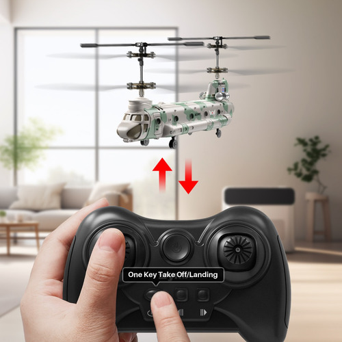 Helicóptero De Control Remoto Syma Q21 Camuflaje Chinook Ch-