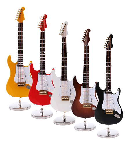 Imagen 12 de 12 de Miniatura Juguete De Escala 1:6 Guitarra Eléctrica Color