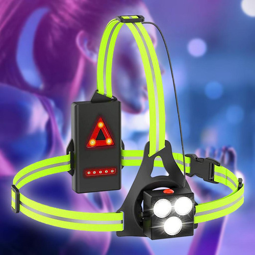 Led Luz De Corrida Luz Noturna 380 Lumens Luz De Peito Para