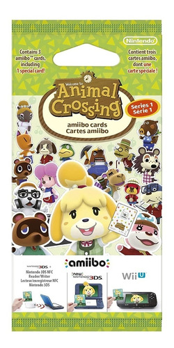 Sobre Amiibo Card Animal Crossing Serie 1 Original
