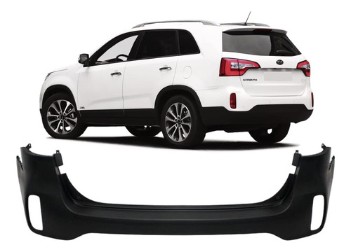 Parachoque Traseiro Kia Sorento 2013 2014 2015 Superior 