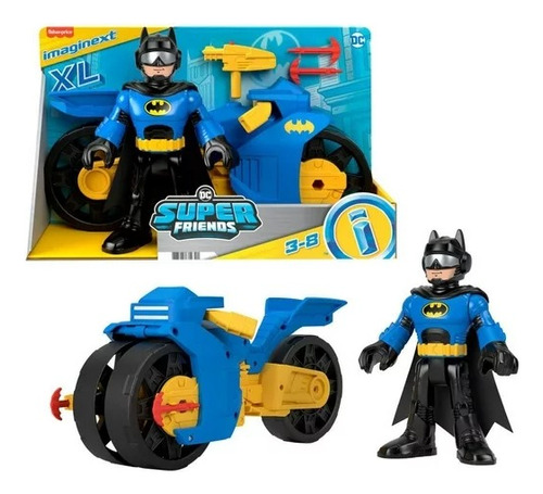 Imaginext Dc Super Friends Figura Acción Batman Y Batimoto